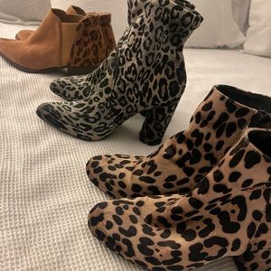 3 pairs of booties bundle 6 & 6.5